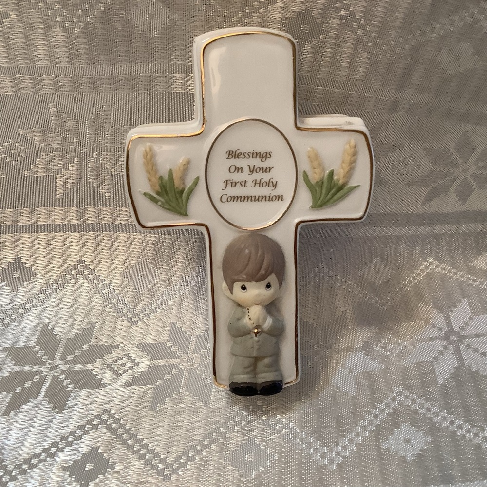 Precious Moments Trinket Box “Blessings On Your First Holy Communion” 2012